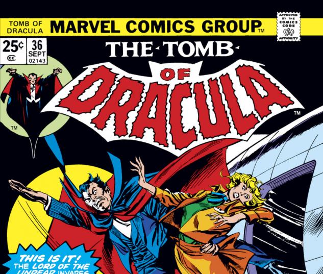 Tomb of Dracula (1972) #36 Cover