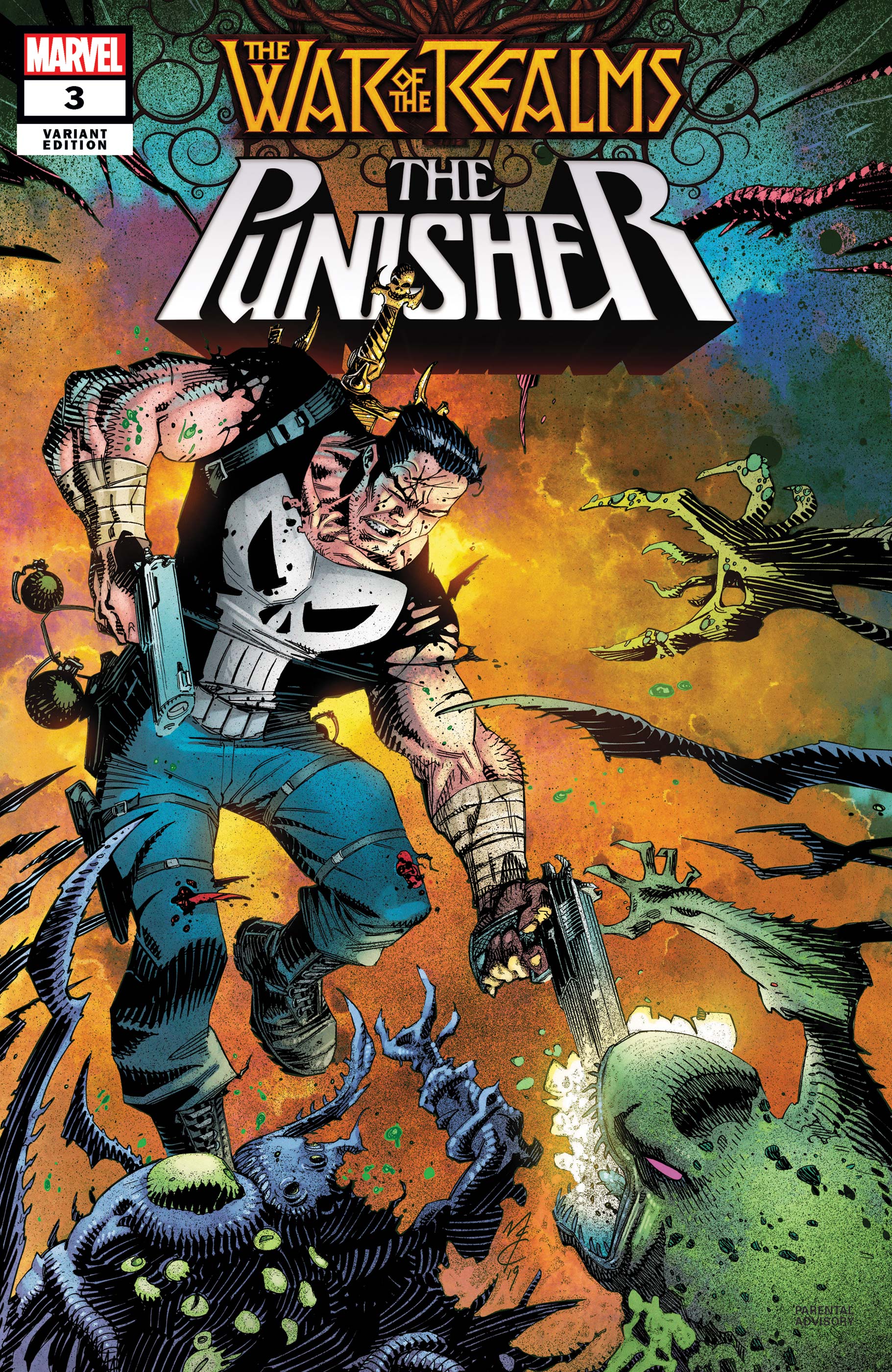 War of the Realms: The Punisher (2019) #3 (Variant) | Comic Issues | Marvel