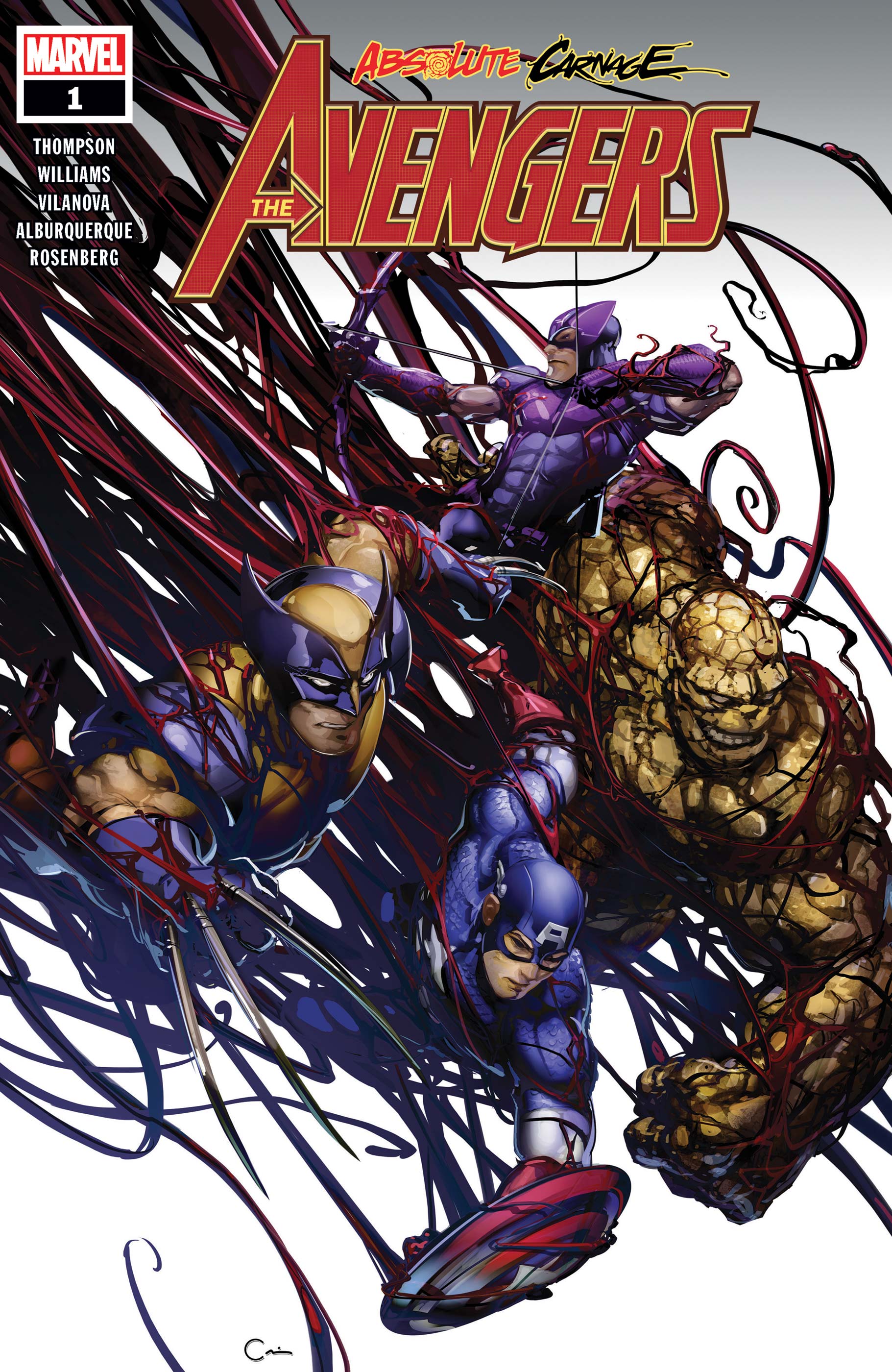 ABSOLUTE CARNAGE AVENGERS #1 AC 25/09/2019