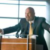 Obadiah Stane, at the pulpit