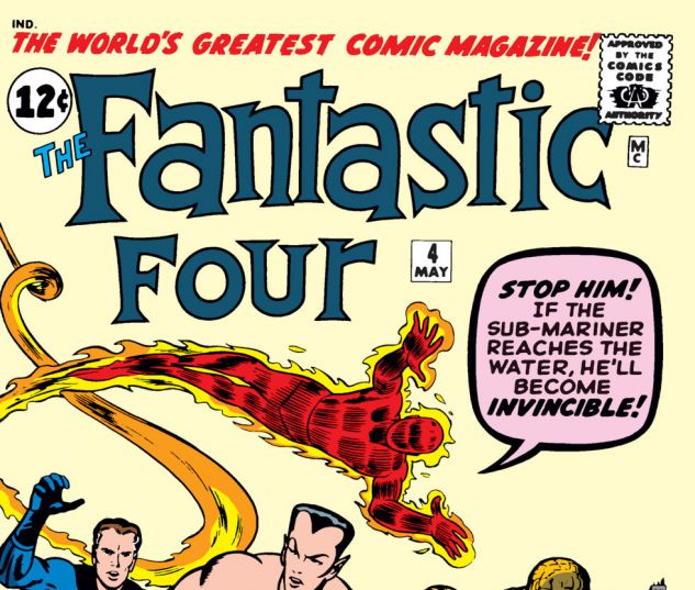 Fantastic Four (1961) #4 Cover