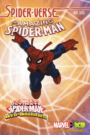 The Amazing Spider-Man (2014) #12 (Wamester Marvel Animation Spider-&#8203;Verse Variant)