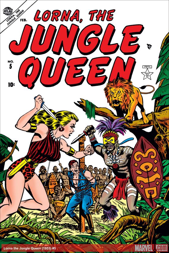 Lorna the Jungle Queen (1953) #5 comic book cover