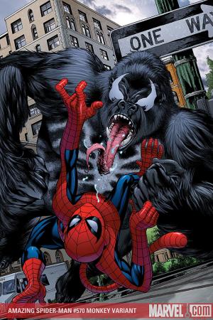 Amazing Spider-Man (1999) #570 (MONKEY VARIANT (1 FOR 10)) Amazing Spider-Man (1999) #570 (MONKEY VARIANT (1 FOR 10))