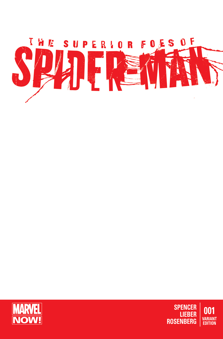 The Superior Foes of Spider-Man (2013) #1 (Blank Cover Variant)