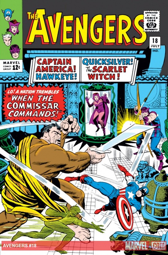 Avengers (1963) #18 comic book cover