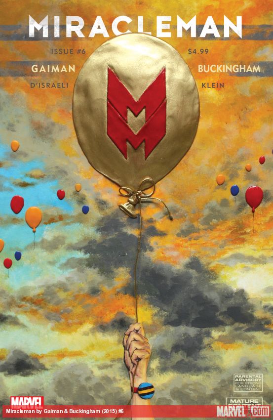 Miracleman by Gaiman & Buckingham (2015) #6 comic book cover