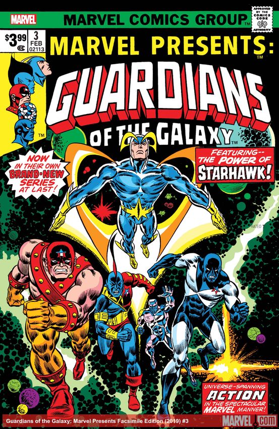 GUARDIANS OF THE GALAXY: MARVEL PRESENTS 3 FACSIMILE EDITION (2019) #1