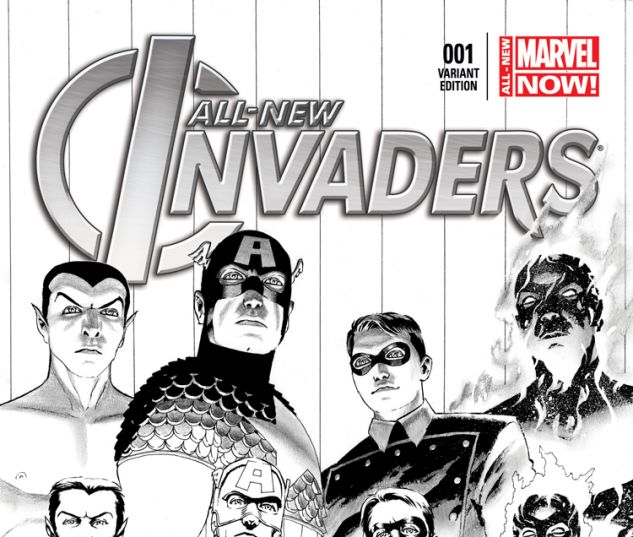 ALL-NEW INVADERS 1 CASSADAY SKETCH VARIANT (ANMN, WITH DIGITAL CODE)