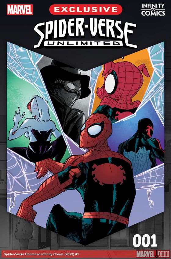 Cover of comic titled Spider-Verse Unlimited Infinity Comic (2022) #1