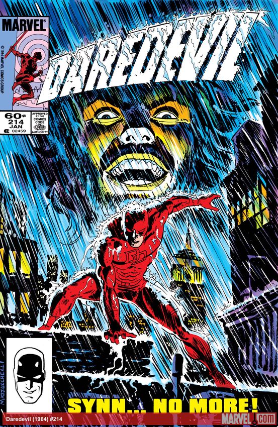 Daredevil (1964) #214 comic book cover