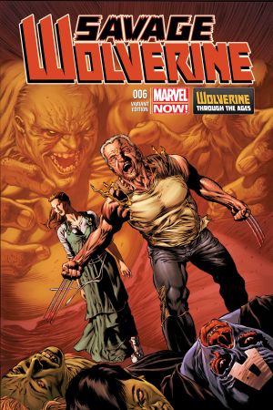 Savage Wolverine (2013) #6 (Perkins Wolverine Costume Variant)