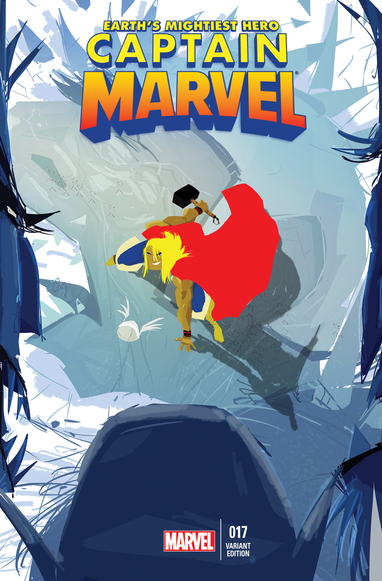 Captain Marvel (2012) #17 (Campion Thor Battle Variant)