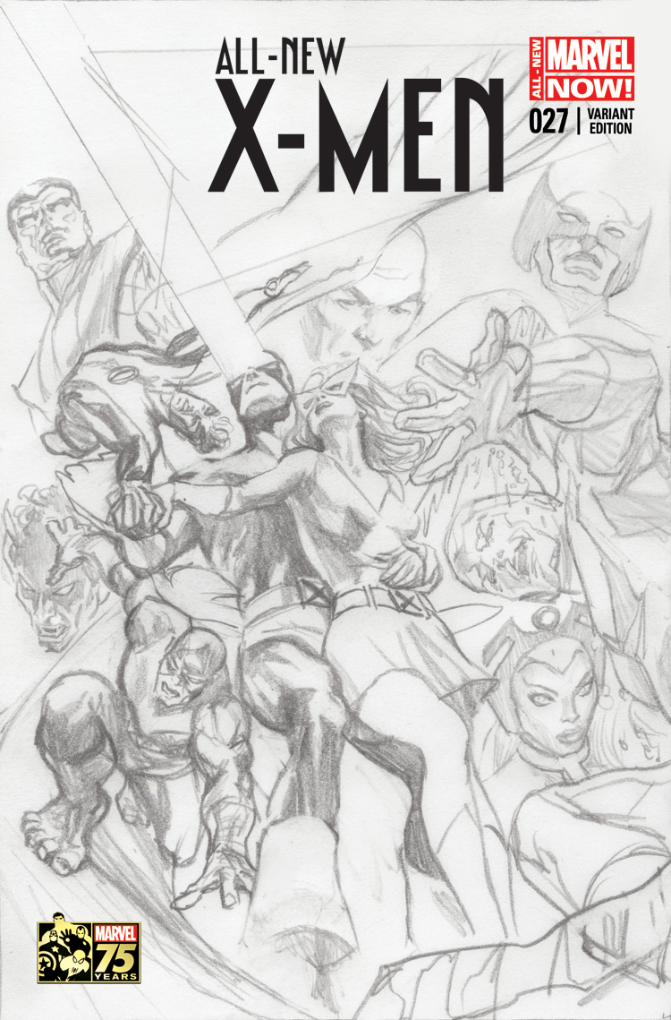 All-New X-Men (2012) #27 (75th Anniversary Sketch Variant)