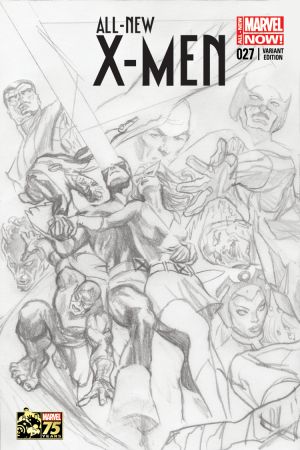 All-New X-Men (2012) #27 (75th Anniversary Sketch Variant)