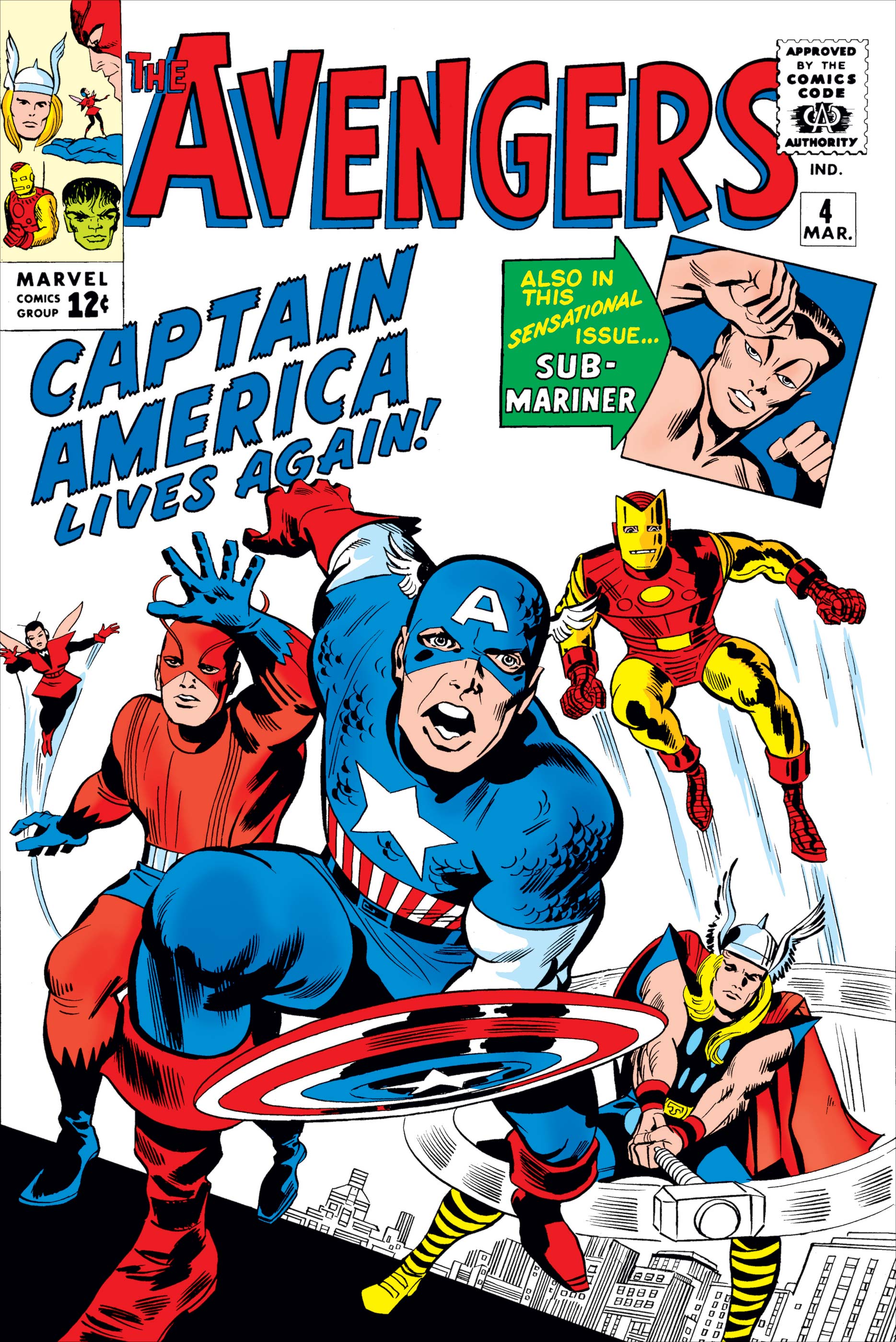 Avengers (1963) #4 | Comic Issues | Marvel