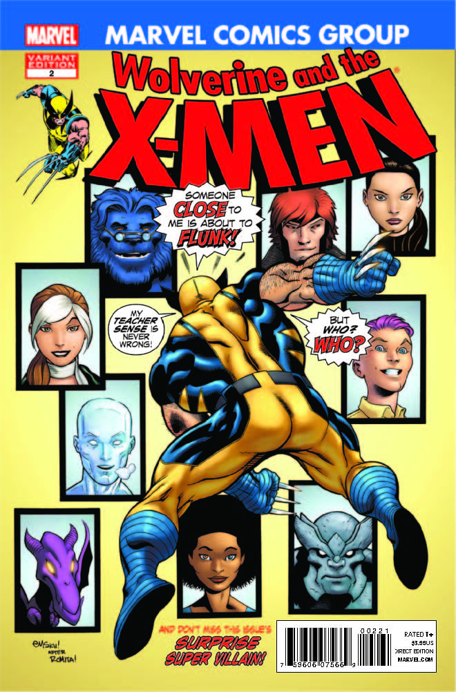Wolverine & the X-Men (2011) #2 (Mc 50th Anniversary Variant)