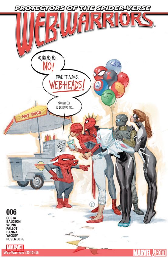 Cover of comic titled Web Warriors (2015) #6