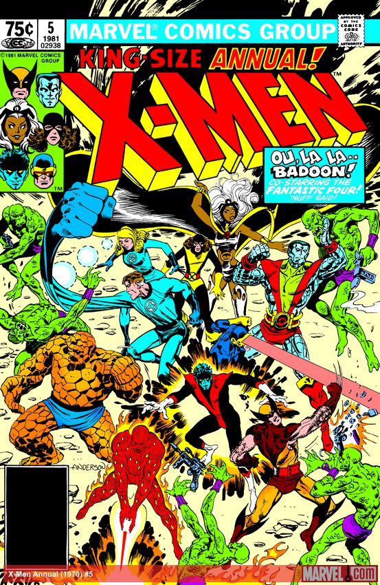 X-Men Annual (1970) #5 comic book cover