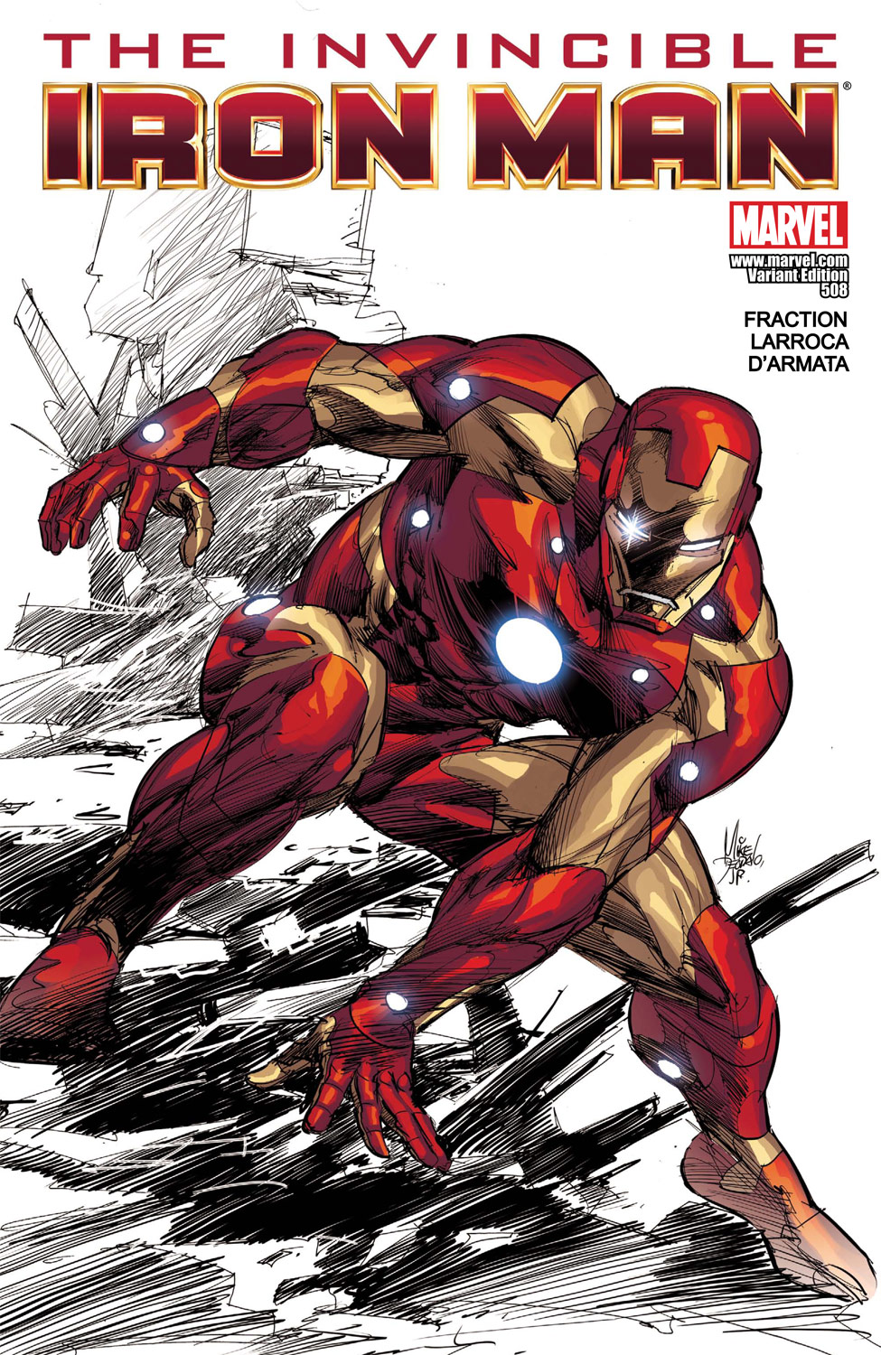 Invincible Iron Man (2008) #508 (Architect Variant)