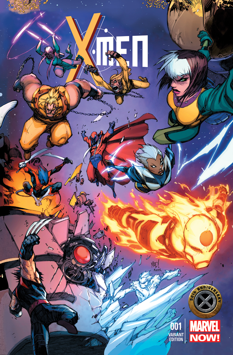 X-Men (2013) #1 (Madureira X-&#8203;Men 50th Anniversary Variant)