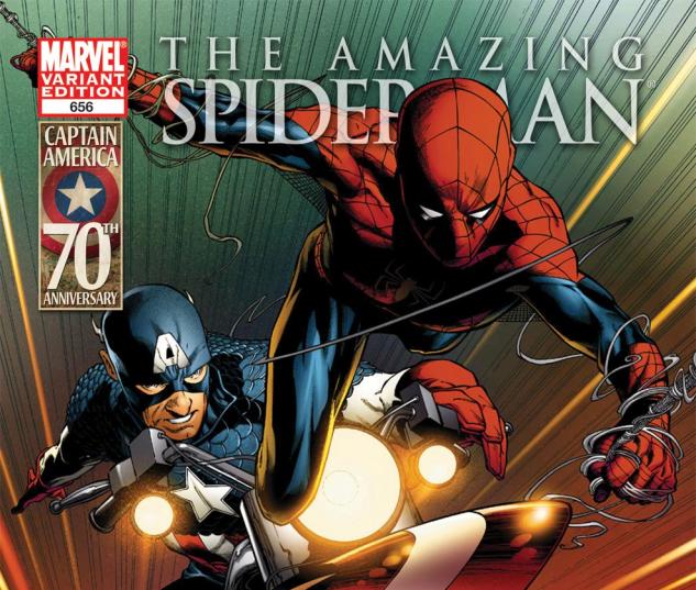 Amazing Spider-man (1999) #656 (captain America 70th Anniversary 