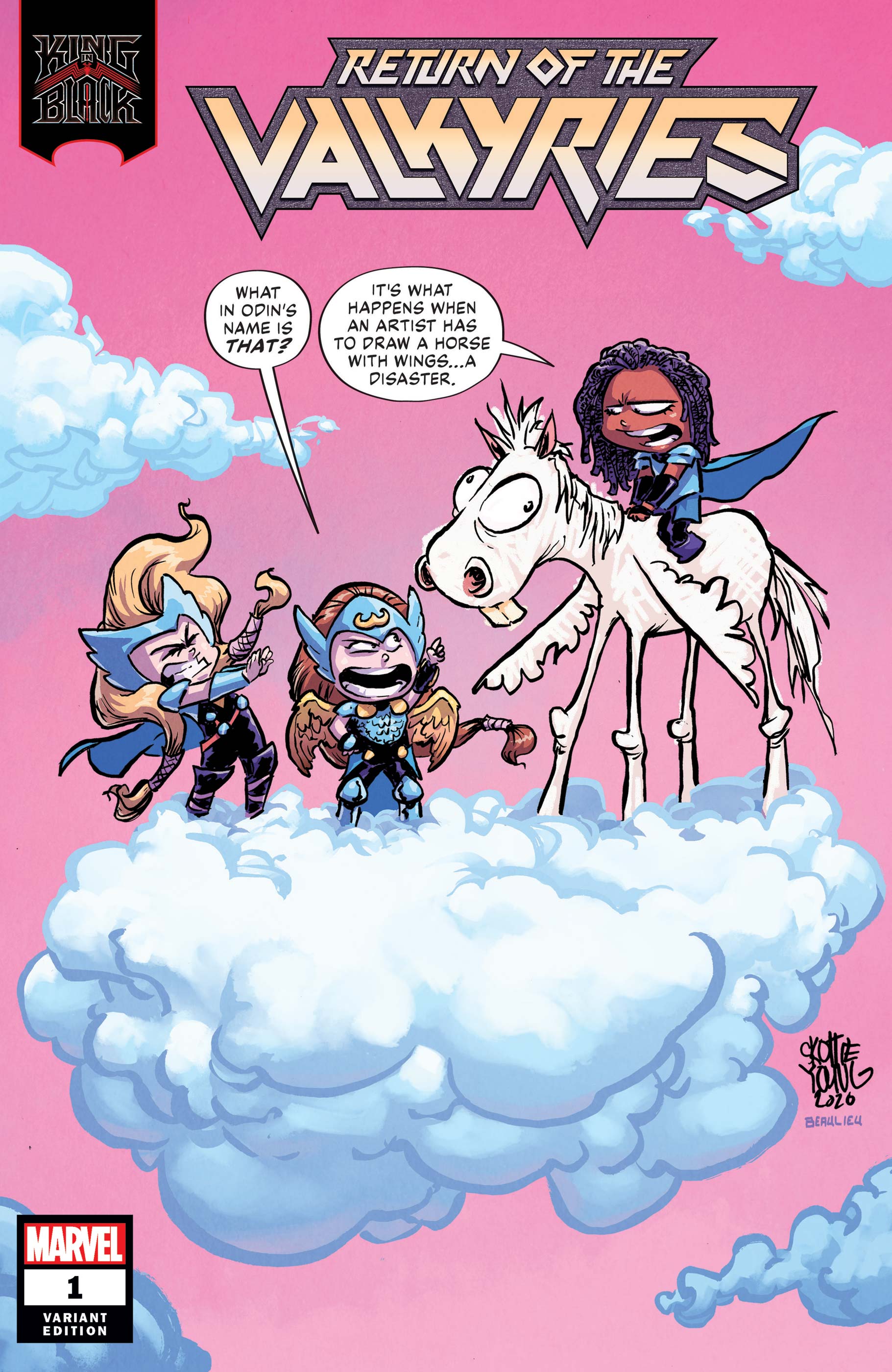 King In Black Return Of Valkyries #1  De Iulis Design Marvel Comics Comic Book 