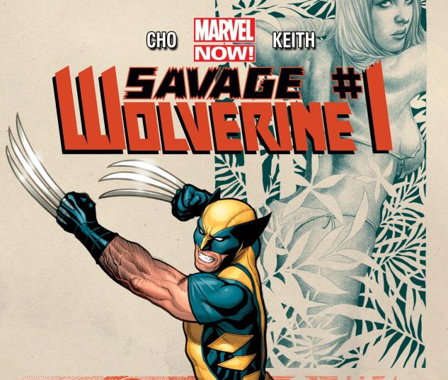 2013 ART & COVER FRANK CHO STORY SAVAGE WOLVERINE #1 MARVEL NOW! 