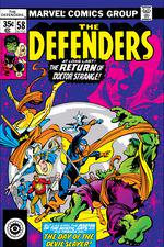 Defenders (1972) #58 cover