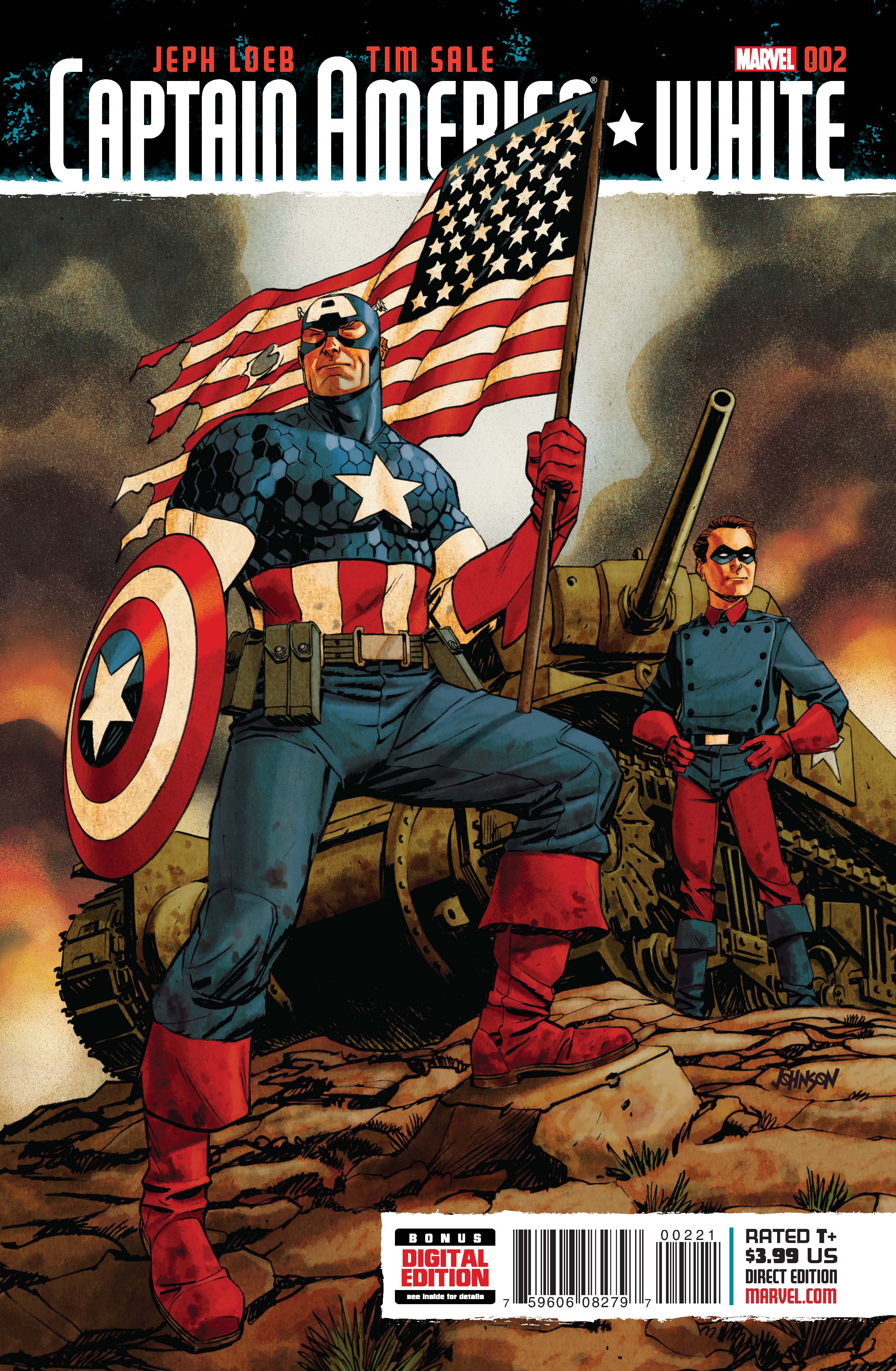 Captain America: White (2015) #2 (Johnson Variant)