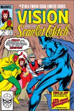 Vision and the Scarlet Witch (1985) #2 cover