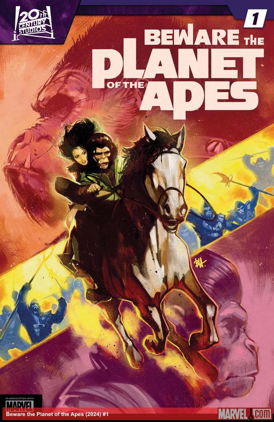 Beware the Planet of the Apes (2024) #1 (Variant) comic book cover