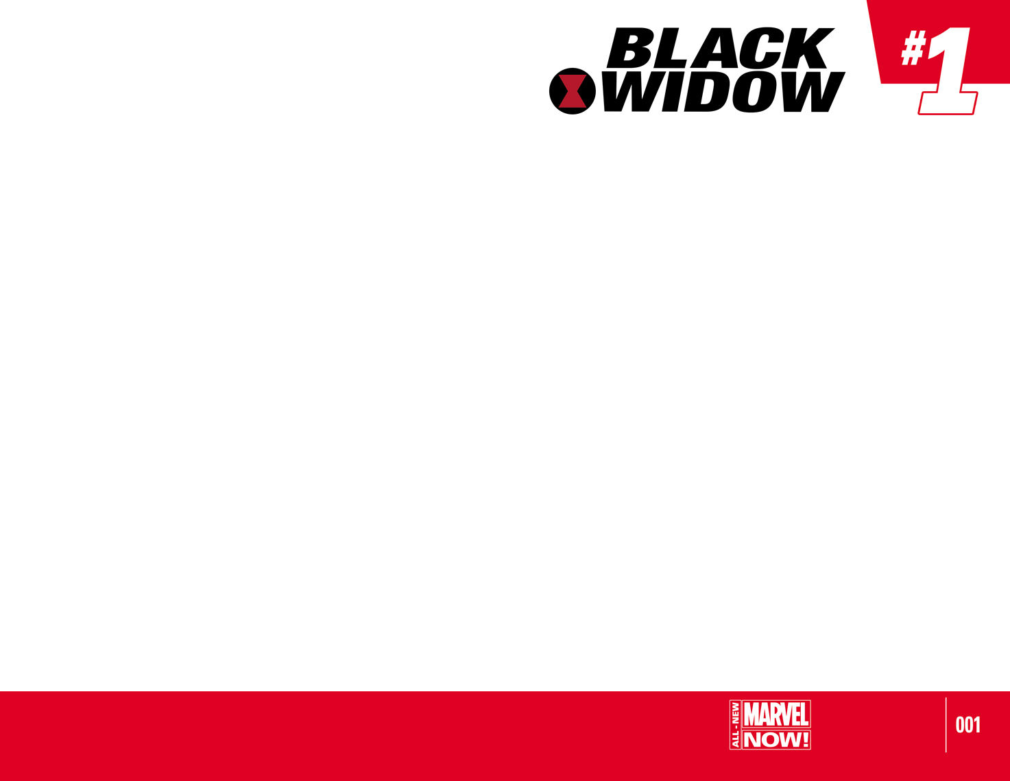 Black Widow (2014) #1 (Blank Cover Variant)