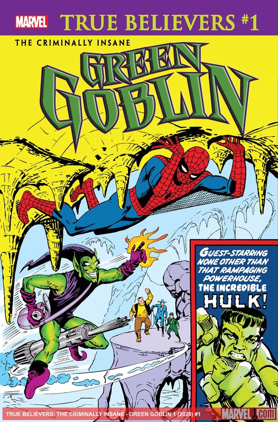 True Believers: The Criminally Insane - Green Goblin (2020) #1 comic book cover