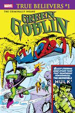 True Believers: The Criminally Insane - Green Goblin (2020) #1 cover