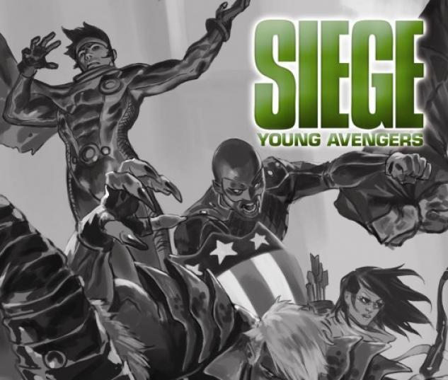 Siege: Young Avengers (2010) #1 (SKETCH VARIANT)