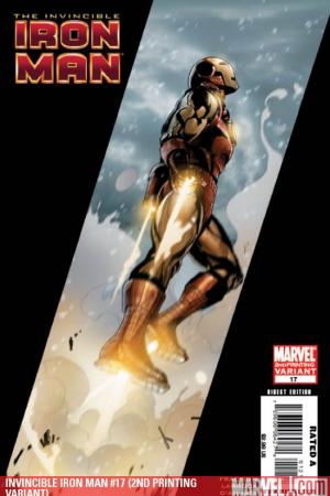 Invincible Iron Man (2008) #17 (2ND PRINTING VARIANT)