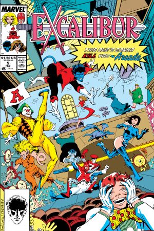 Excalibur 1988 series # 2 near mint comic book 