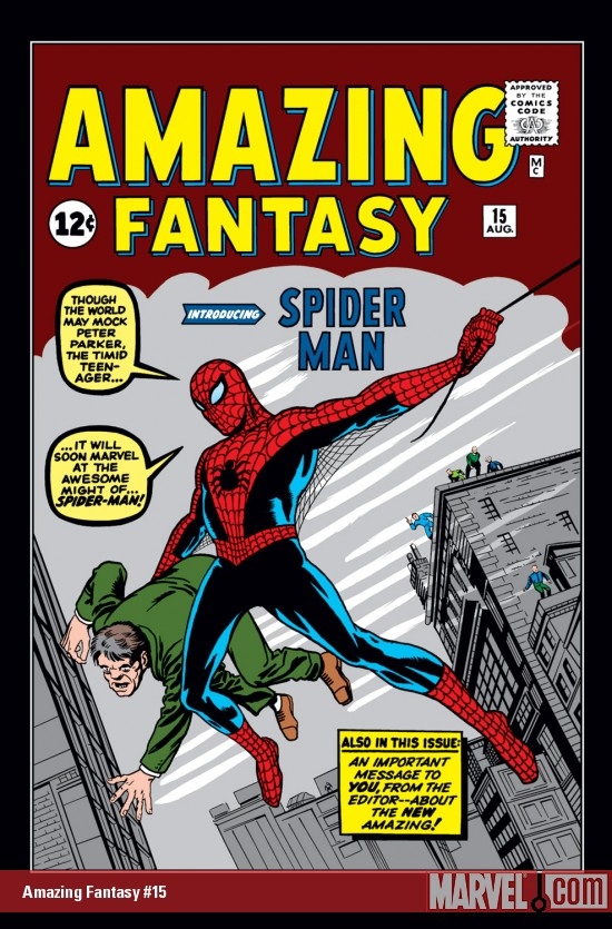 Random Observations of Amazing Fantasy #15 – The Origin of Spider-Man |  Corey Blake
