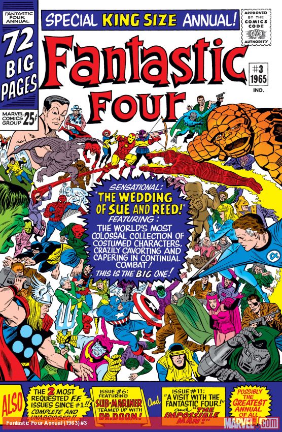 Fantastic Four Annual (1963) #3 comic book cover