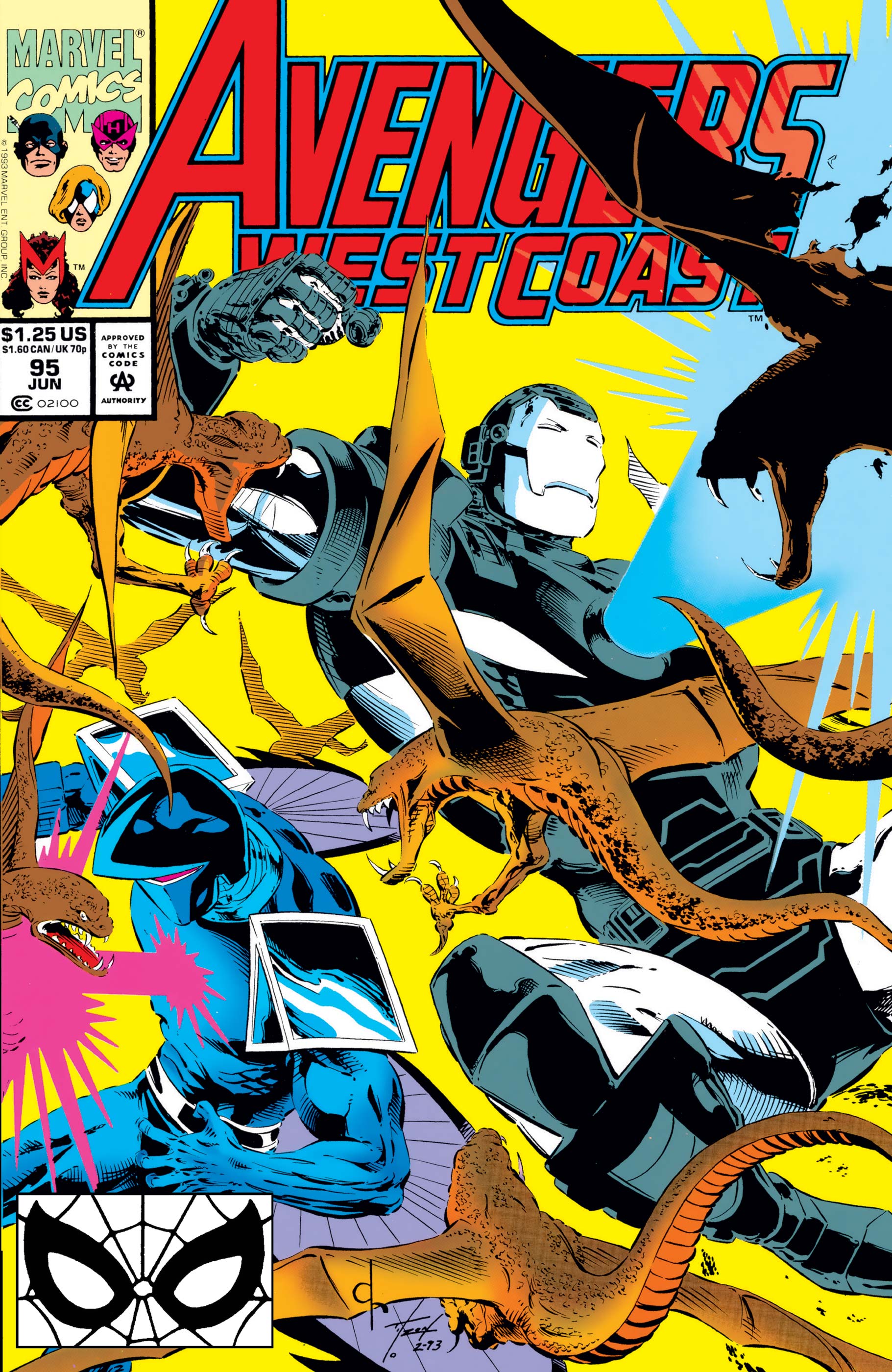 Avengers West Coast 1985 series # 13 very fine comic book