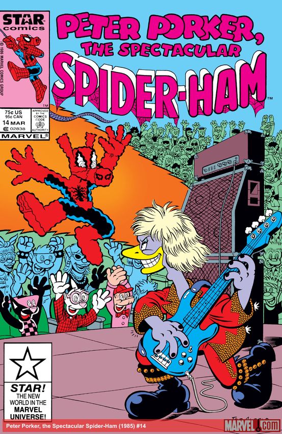 Cover of comic titled Peter Porker, the Spectacular Spider-Ham (1985) #14