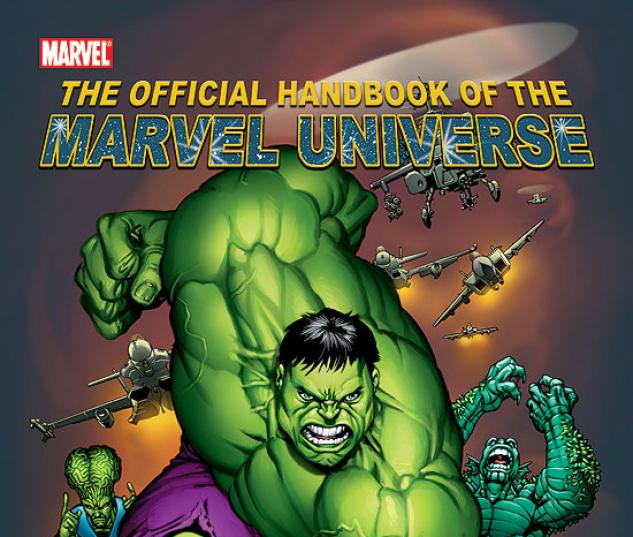 OFFICIAL HANDBOOK OF THE MARVEL UNIVERSE (2004) COVER