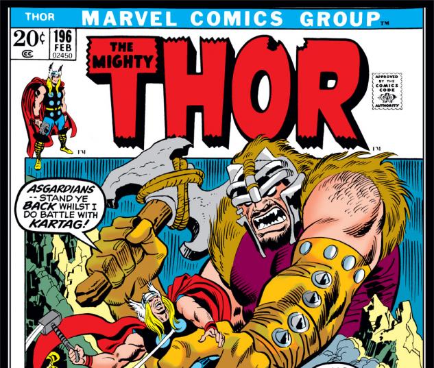 Thor (1966) #196 Cover