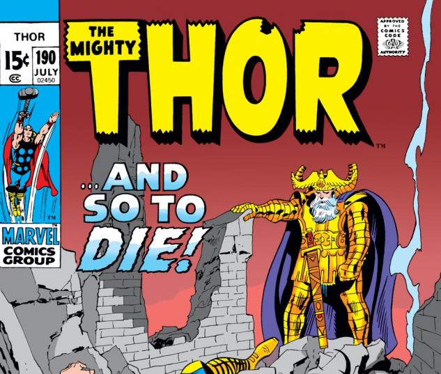 Thor (1966) #190 Cover