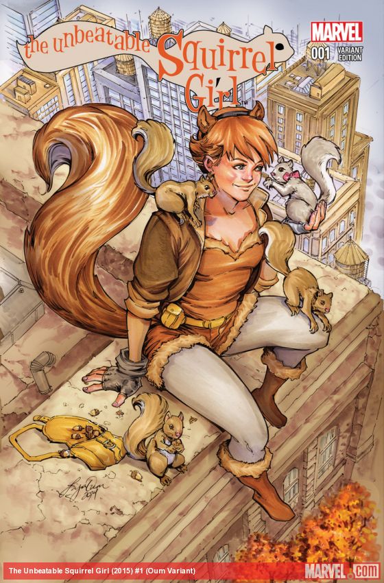 The Unbeatable Squirrel Girl (2015) #1 (Oum Variant) comic book cover