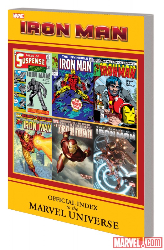 Iron Man Official Index To The Marvel Universe Graphic