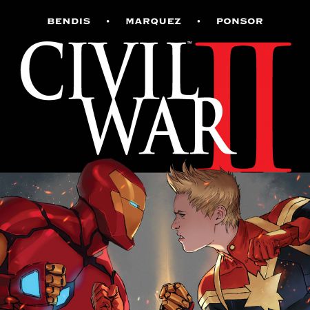 2 Marvel Graphic Novel Comic Book Captain Marvel Civil War II Vol 