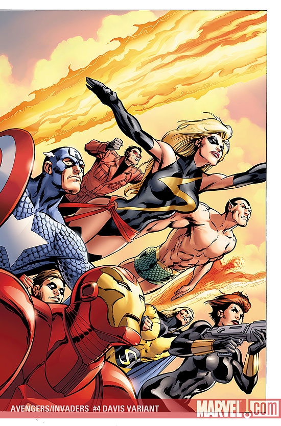 Avengers/Invaders (2008) #4 (Davis Variant)