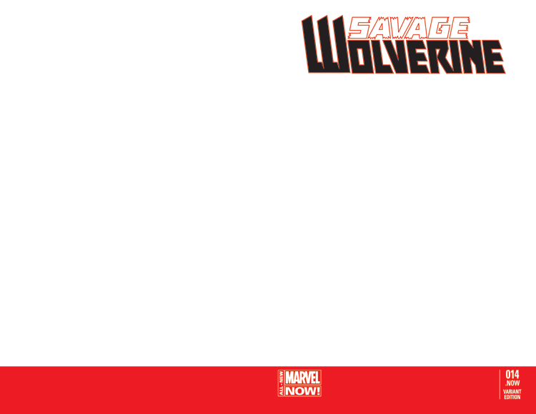 Savage Wolverine (2013) #14 (Blank Cover Variant)